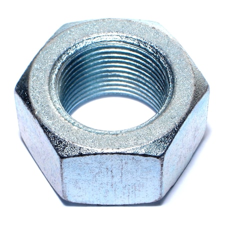 Midwest Fastener Hex Nut, 1-1/4"-12, Steel, Grade 2, Zinc Plated, 10 PK 03701